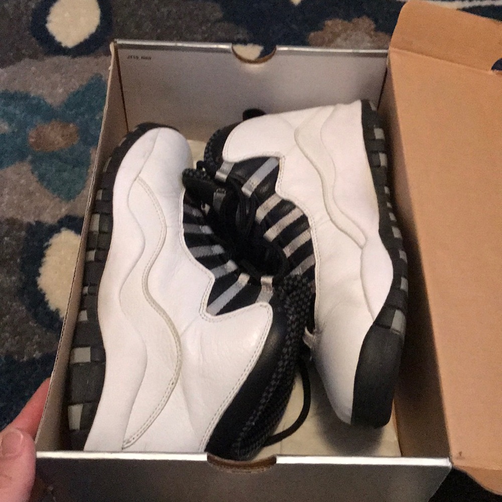Jordan 10s black and steel